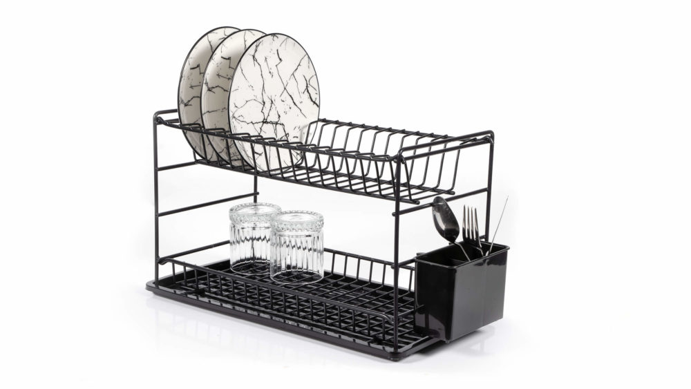2 Tiers Stainless Steel Dish Racks For Kitchen Counter – SHRIANK