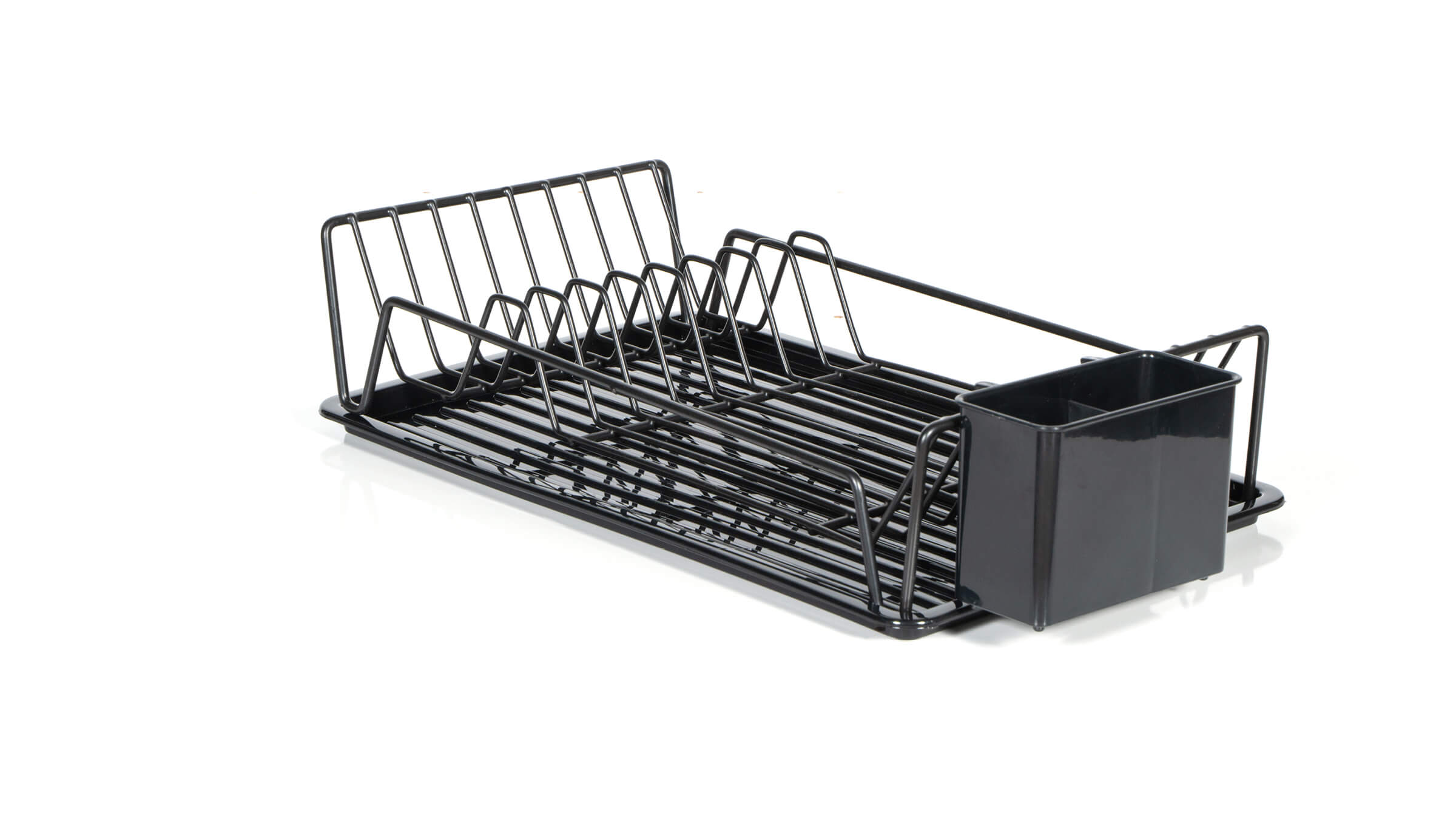 Single Section Dish Drainer(M) Black Plated - Zensan Wire Housewares