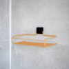 Single Bath Shelf Rectangle Gold PE Plated - Image 2