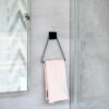 Triangle Towel Holder Anthracite PE Plated - Image 2