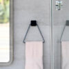 Triangle Towel Holder Anthracite PE Plated