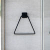Triangle Towel Holder Black PE Plated - Image 3