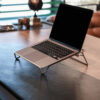 Laptop/Tablet Tutucu Tel Stand Beyaz PE Kaplama - Görsel 2