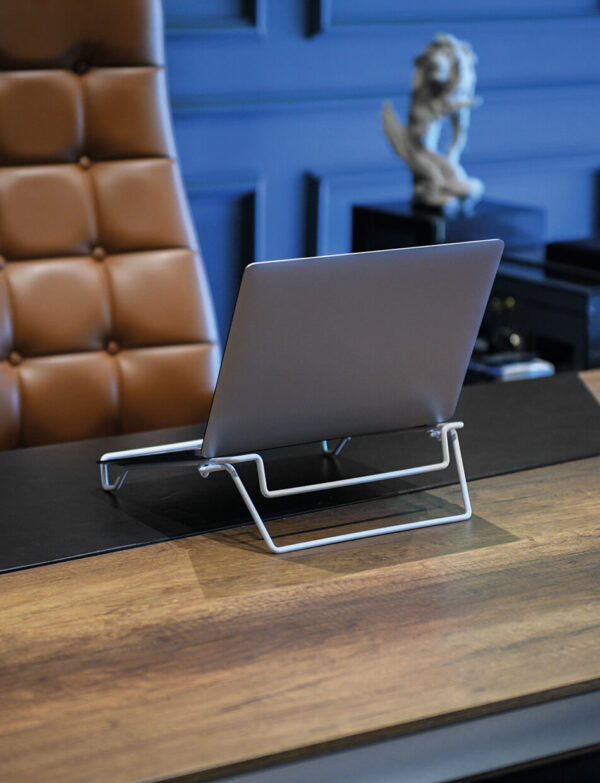 Laptop/Tablet Tutucu Tel Stand Beyaz PE Kaplama