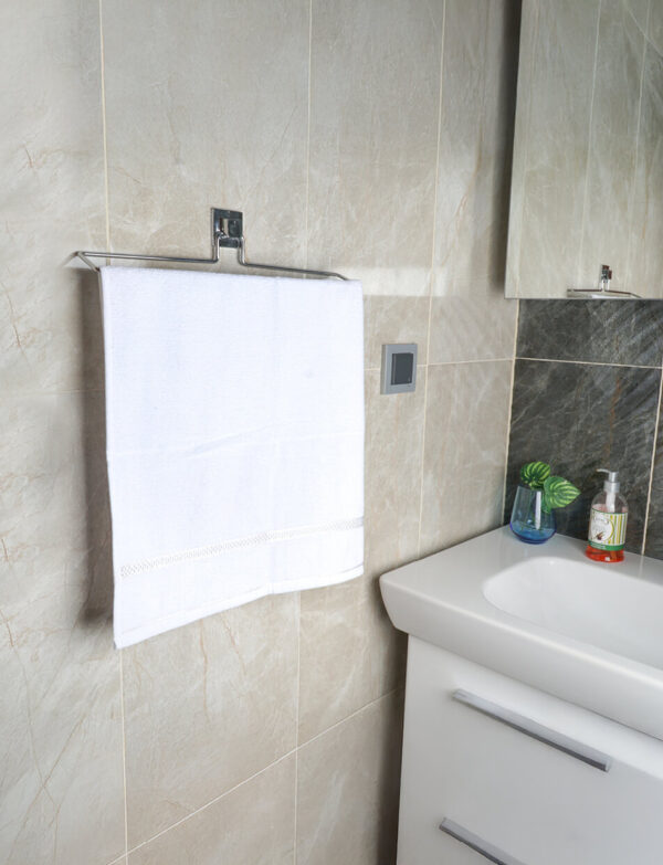 Rectangle Towel Holder Chrome Plated