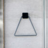 Triangle Towel Holder Anthracite PE Plated - Image 2