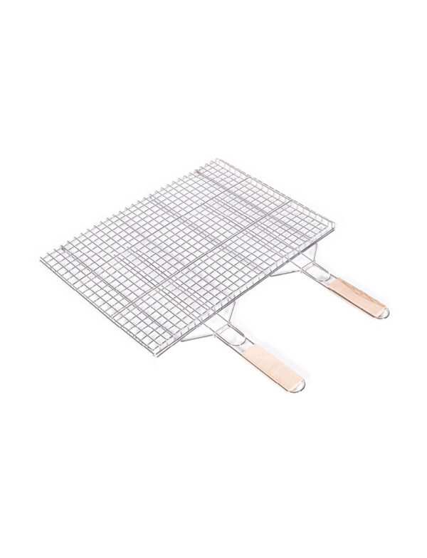 Stainless Chrome Two Handle Wire Grill (48 X 56)