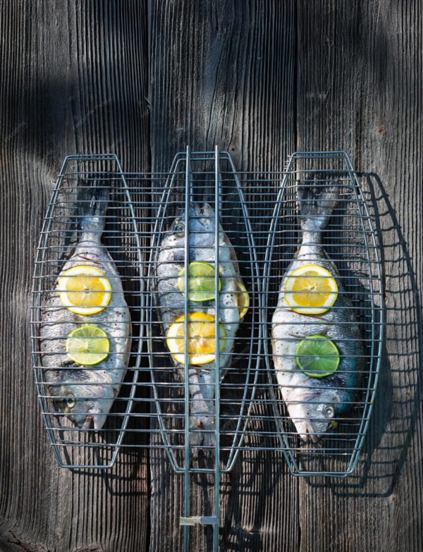 Stainless Chrome Fish Grill